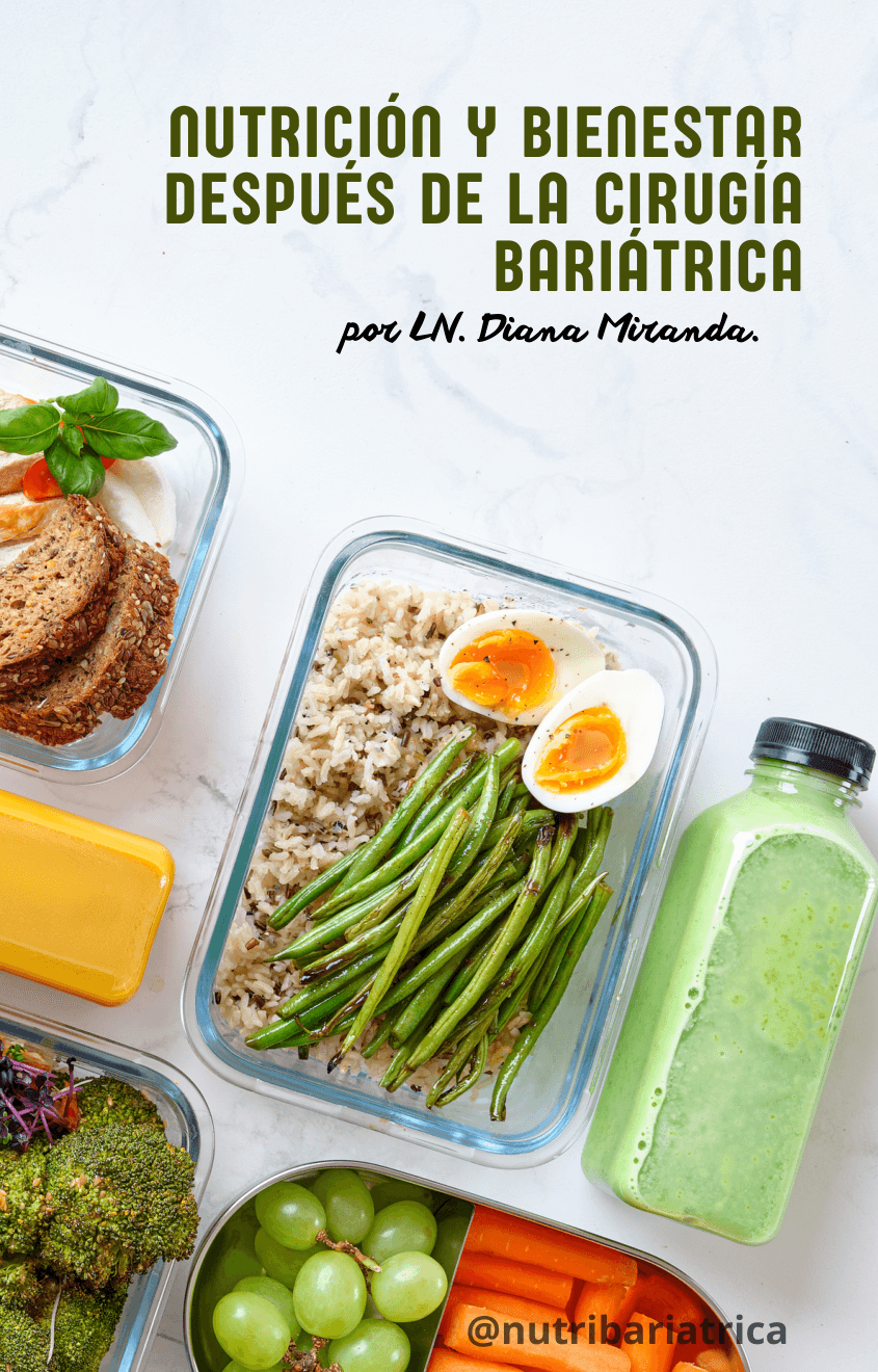 Portada del recetario Nutrición y bienestar después de la cirugía bariátrica